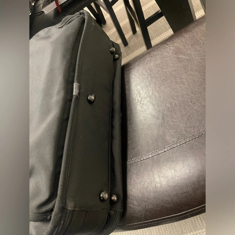 TUMI made in USA ballistic carryon large bag. Missing shoulder strap
